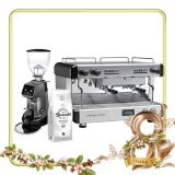 Combo máy pha Conti 2G và máy xay F64E