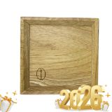 Khay gỗ vuông 16.5 cm