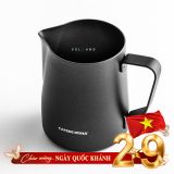 Ca đánh sữa inox 304 đen 600ml CK8929