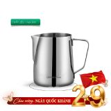 Ca đánh sữa inox 304 bạc 600ml CK8971