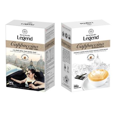 Trung Nguyên Legend Cappuccino Hazelnut 12 sticks 18gr