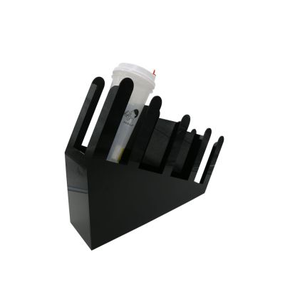 Kệ mica đựng ly takeaway dạng nghiêng 3