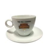Bộ tách Cappuccino quai tròn nhỏ Logo TN