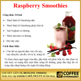 Raspberry smoothies
