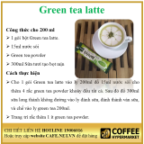 Green tea latte