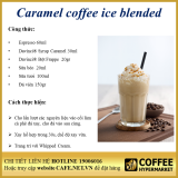 Caramel coffee ice blended