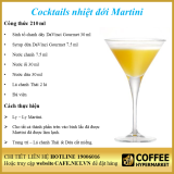 Cocktails nhiệt đới Martini