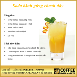 Soda bánh gừng chanh dây
