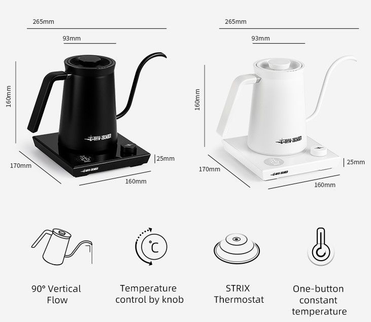 Bộ ấm đun nước siêu tốc đen CS5555B