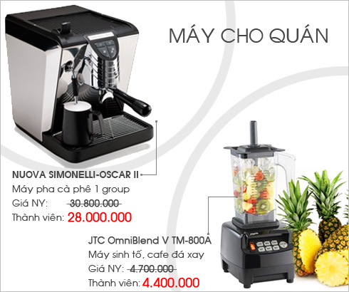 Top sản phẩm dành cho quán cà phê