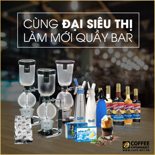 CHƯƠNG TRÌNH “CÙNG ĐẠI SIÊU THỊ CÀ PHÊ LÀM MỚI QUẦY BAR”