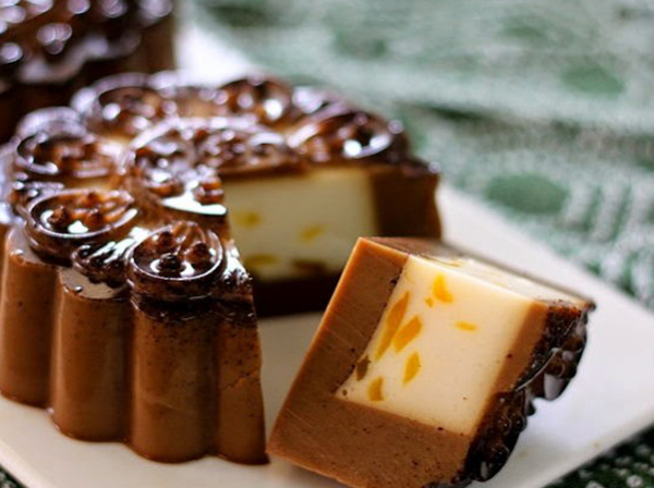 Hướng dẫn cách làm bánh Trung Thu rau câu hương cà phê.